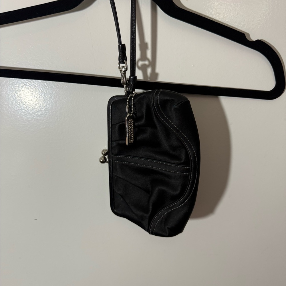 Coach vintage elegant clutch -black